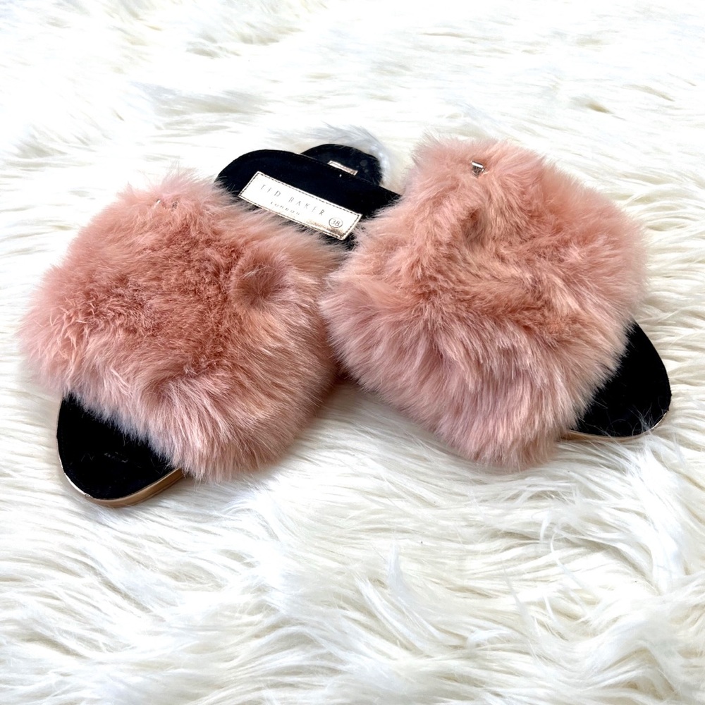 Ted Baker slides SIZE 38 / 7 1/2 USA NEW
